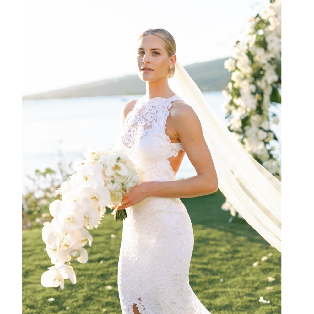 Grace Loves Lace Alexandra Wedding Dress - Crisp White Size Small
